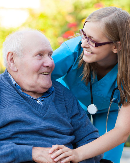 Nurse Holding The Patient's Hand