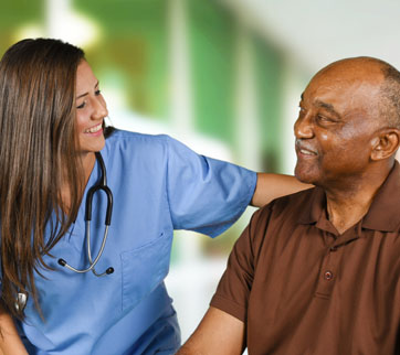 Nurse Comforting a Patient 