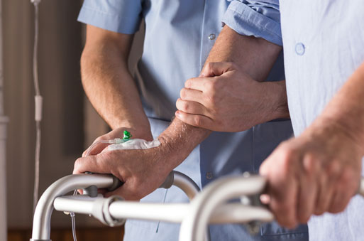 Senior Receiving Help Senior Receiving Help
